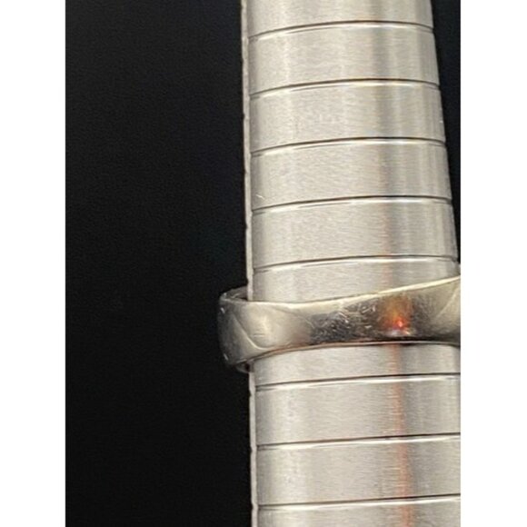 Genuine Blue Pink Opal Ring Wide 4 Windows Ster Silver 925 3.8g Unisex Sz 8.75 - Picture 8 of 13